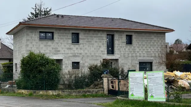 Programme en cours, Pregnin 1 villa Programme en cours d'une villa à Pregnin en construction