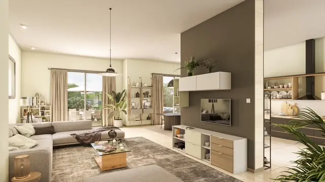 Programme immobilier, secteur Pregnin, 3maisons individuelles interieur Programme immobilier, secteur Pregnin, intérieur