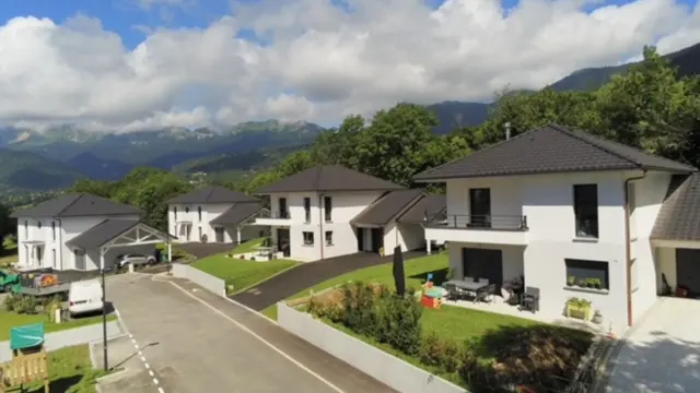 Villas du programme réalisé à Vesancy